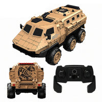 HKM-763091 1/16 RC High-Speed Climbing Armored Car Toy for Kids - 6WD Military Vehicle