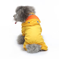 HKM-763155 Reflective Four-Legged Dog Raincoat for All Seasons - Available in Multiple Fun Patterns and Sizes