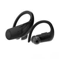 HKM-763411 Wireless Bluetooth 5.0 LED Digital Display Stereo Headset - Dual Ear Hanging Design