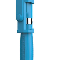 HKM-763731 Bluetooth-Compatible Self-Portrait Tripod for iPhone - Adjustable with Remote Control - Available in White, Red, Blue, Black