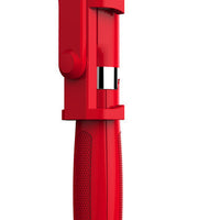 HKM-763731 Bluetooth-Compatible Self-Portrait Tripod for iPhone - Adjustable with Remote Control - Available in White, Red, Blue, Black