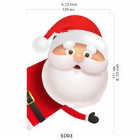 HKM-763795 Festive Santa Claus Magnetic Reflective Bulb Sticker Collection