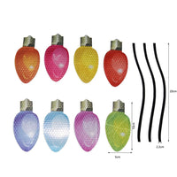 HKM-763795 Festive Santa Claus Magnetic Reflective Bulb Sticker Collection