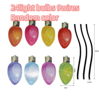 HKM-763795 Festive Santa Claus Magnetic Reflective Bulb Sticker Collection