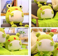 HKM-763987 3-in-1 Plush Animal Toy: Hand Warmer, Pillow, and Blanket for Comfort