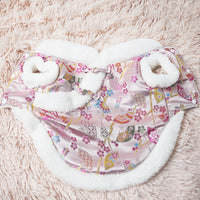HKM-763987 Cozy Cotton Pet Clothes for Winter - Warmth in Pink, Red, and Black