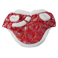 HKM-763987 Cozy Cotton Pet Clothes for Winter - Warmth in Pink, Red, and Black