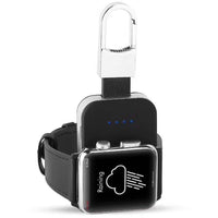 HKM-764051 Compact Wireless Charger for Apple Watch with Built-in Battery, Black