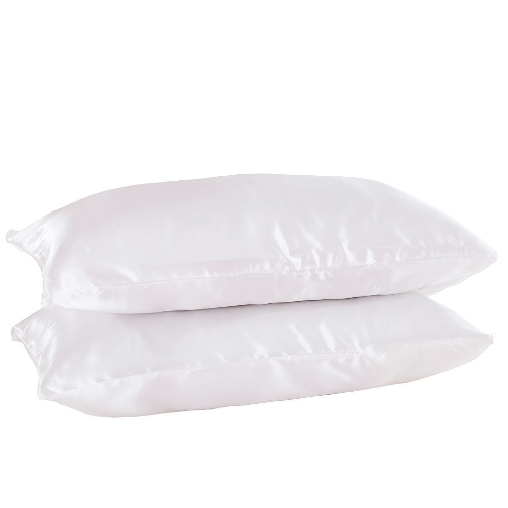 HKM-764115 Silk Double Pillowcase Set - Artificial Silk, Various Sizes Available