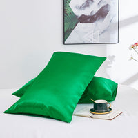 HKM-764115 Silk Double Pillowcase Set - Artificial Silk, Various Sizes Available