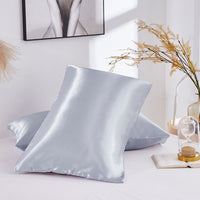 HKM-764115 Silk Double Pillowcase Set - Artificial Silk, Various Sizes Available