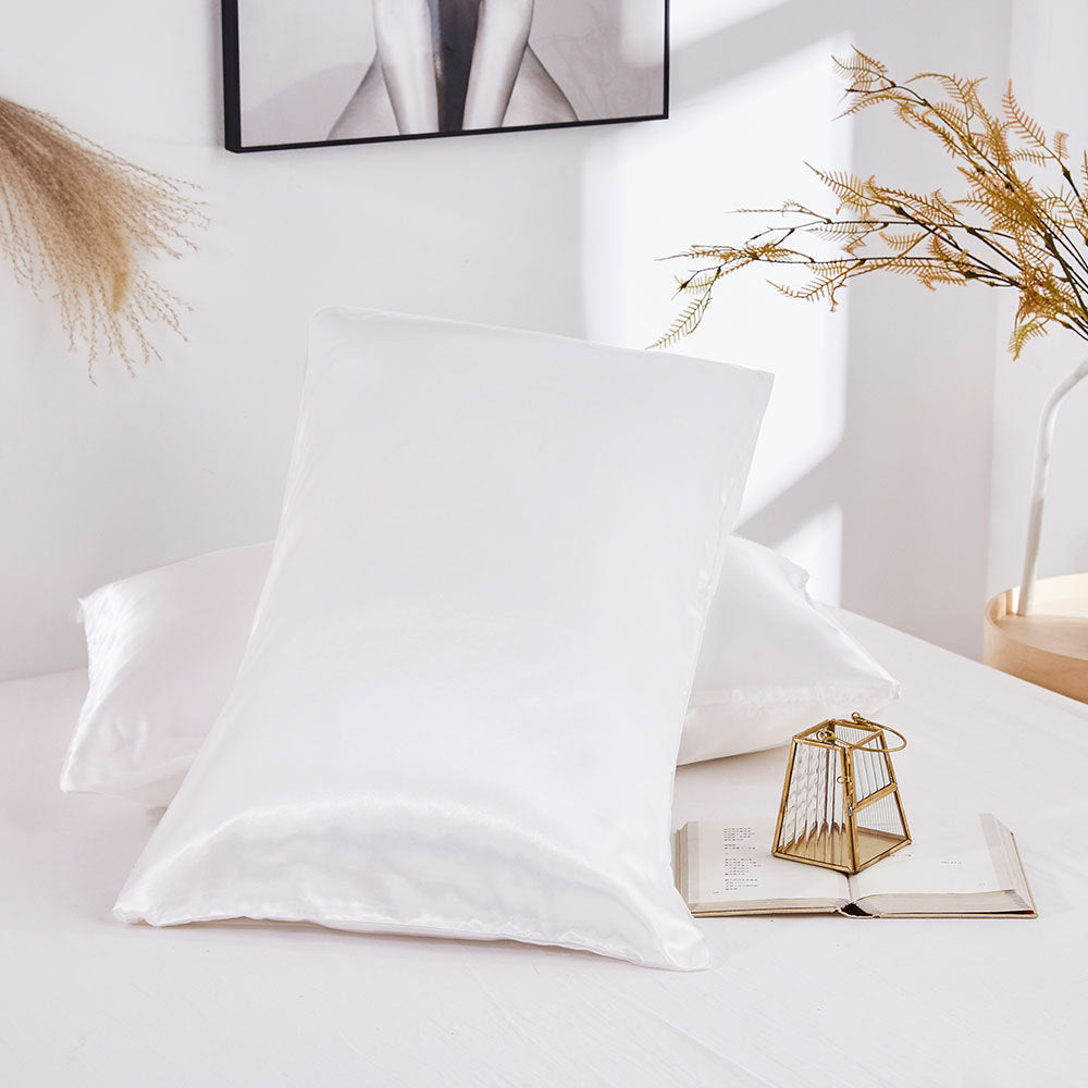 HKM-764115 Silk Double Pillowcase Set - Artificial Silk, Various Sizes Available