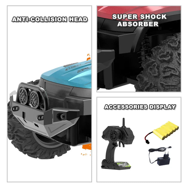 HKM-764243 1:12 Scale Alloy Radio Control Off-Road Climbing Car Toy for Indoor and Outdoor Use