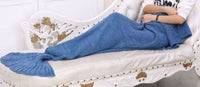 HKM-764243 Polyester Mermaid Tail Knitting Sleeping Blanket - Cozy 600g Size 13 in Color 4