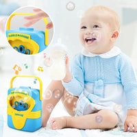 HKM-764499 Automatic Bubble Machine - Fun Radio-Shaped Bubble Maker for Kids 0-14 Years