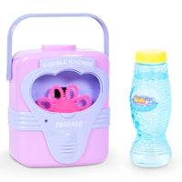 HKM-764499 Automatic Bubble Machine - Fun Radio-Shaped Bubble Maker for Kids 0-14 Years