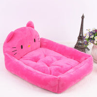 HKM-764499 Cozy Washable Cartoon Pet Bed Sofa for Small Dogs and Cats