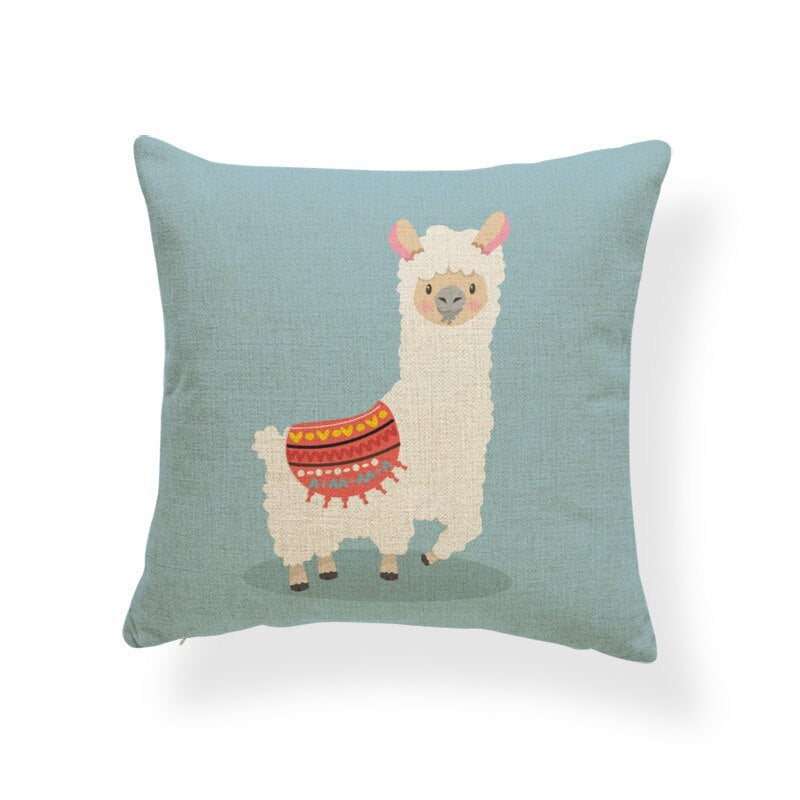 HKM-764499 Fashionable Digital Printing Polyester Cushion Pillowcase - 45x45cm, Multiple Designs Available