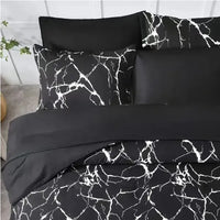 HKM-764819 3-Piece Comfort Fabric Queen Bed Set for Stylish Sleep