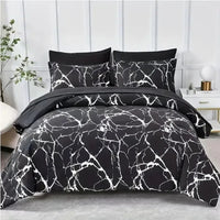 HKM-764819 3-Piece Comfort Fabric Queen Bed Set for Stylish Sleep