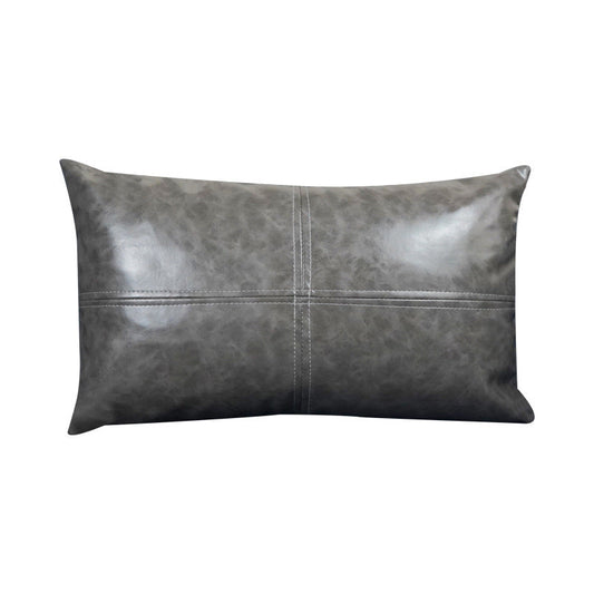 HKM-764883 Light Luxury Crazy Horse PU Cushion Cover - European Classic Design, Available in Multiple Colors and Sizes