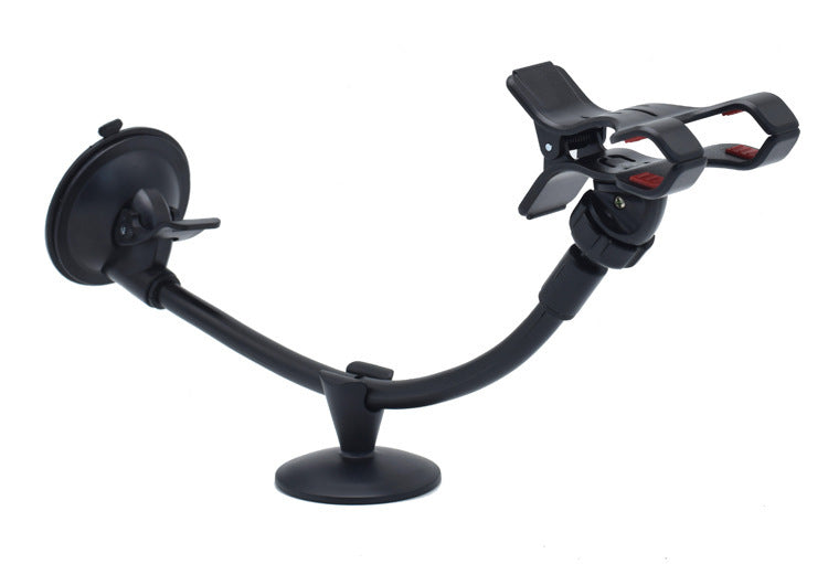 HKM-764883 Suction Cup Double Clamp Phone Holder for Trucks, Vans, and Buses