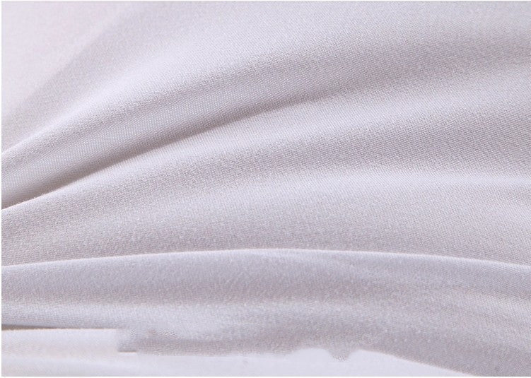 HKM-764947 Brushed Cloth Square Pillow Core, Pure White Polyester Fiber Waist Cushion, Height 15.1-20cm