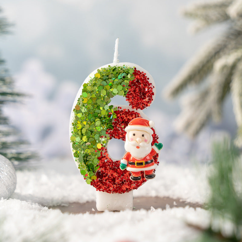 HKM-764947 Digital Handmade Candle in Numbers 0-9 - Paraffin Decorative Piece