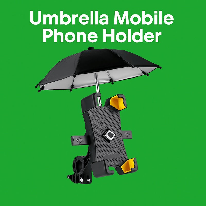 HKM-765075 Universal Handlebar Mobile Phone Holder for Motorcycles and Bicycles, 360° Rotation, Quake-Proof Design