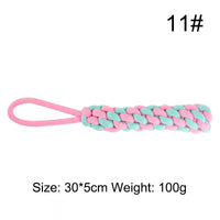 HKM-765139 Cotton Rope Knot Chew Toy for Dogs – Bite-Resistant Molar Toy