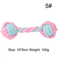 HKM-765139 Cotton Rope Knot Chew Toy for Dogs – Bite-Resistant Molar Toy