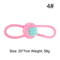 HKM-765139 Cotton Rope Knot Chew Toy for Dogs – Bite-Resistant Molar Toy
