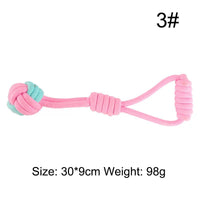 HKM-765139 Cotton Rope Knot Chew Toy for Dogs – Bite-Resistant Molar Toy