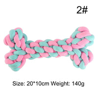 HKM-765139 Cotton Rope Knot Chew Toy for Dogs – Bite-Resistant Molar Toy
