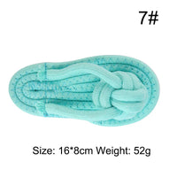 HKM-765139 Cotton Rope Knot Chew Toy for Dogs – Bite-Resistant Molar Toy