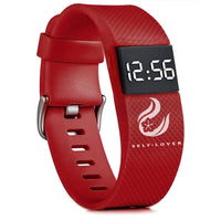 HKM-765331 Men's Waterproof Sports Watch with Silicone Strap and LED Display