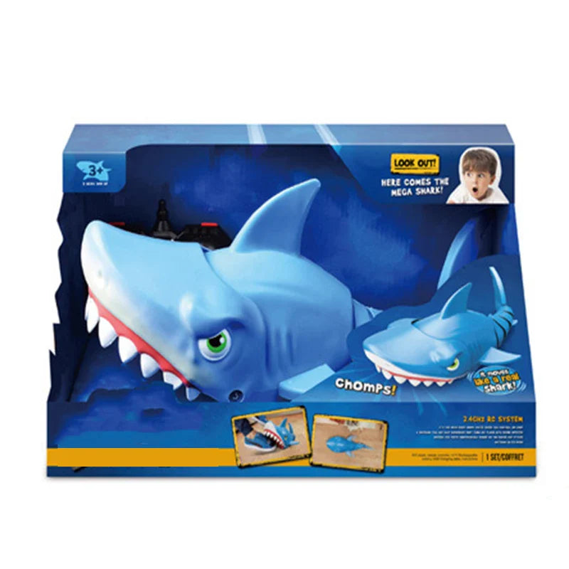 HKM-765395 Remote Control Shark Toy for Kids - Quirky Stunt RC Shark Car with 2.4G Radio Control, Indoor & Outdoor Fun