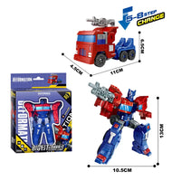 HKM-765459 Transforming Robot Car Building Blocks Set for Kids - Ages 2-7, DIY Educational Construction Toy