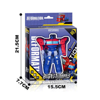 HKM-765459 Transforming Robot Car Building Blocks Set for Kids - Ages 2-7, DIY Educational Construction Toy