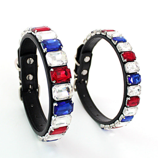 HKM-765523 Pet Supplies Solid Color Collar Dog Chain