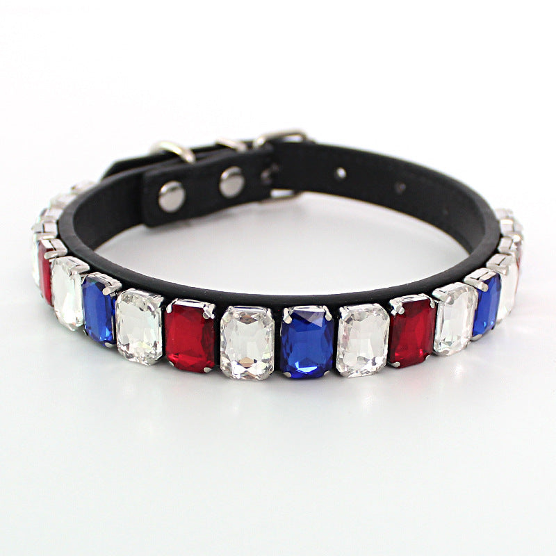 HKM-765523 Pet Supplies Solid Color Collar Dog Chain