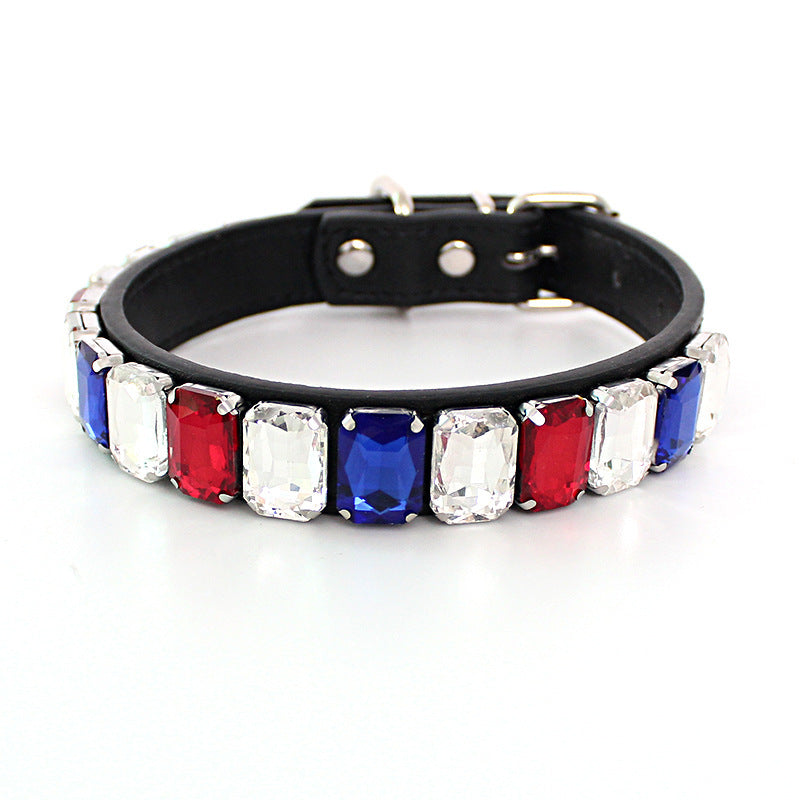 HKM-765523 Pet Supplies Solid Color Collar Dog Chain