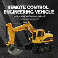 HKM-765779 1:24 Remote Control Engineering Truck with 6 Functionality for Kids 2-7 Years