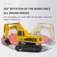 HKM-765779 1:24 Remote Control Engineering Truck with 6 Functionality for Kids 2-7 Years