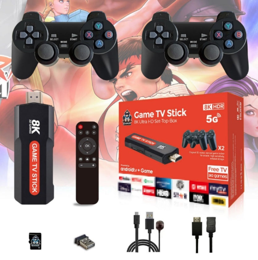 HKM-765843 Wireless Game Console with HDMI & Dual Controllers – RPG Gaming Experience for Ages 12+