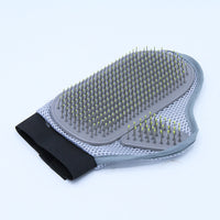 HKM-765907 Pet Bathing Gloves with Massage Brush for Easy Pet Grooming