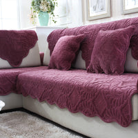 HKM-766035 Plush Non-Slip Sofa Cushion for Living Room and Outdoor Use - 100% Polyester Fiber