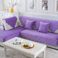 HKM-766035 Plush Non-Slip Sofa Cushion for Living Room and Outdoor Use - 100% Polyester Fiber