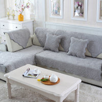 HKM-766035 Plush Non-Slip Sofa Cushion for Living Room and Outdoor Use - 100% Polyester Fiber