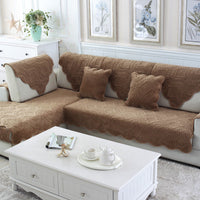HKM-766035 Plush Non-Slip Sofa Cushion for Living Room and Outdoor Use - 100% Polyester Fiber
